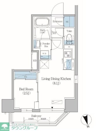 アーバネックス北上野の物件間取画像